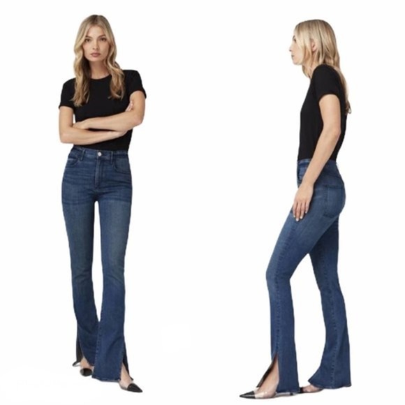 3X1 NYC High Rise Split Seam Bell Jeans Womens 25 - Picture 1 of 9